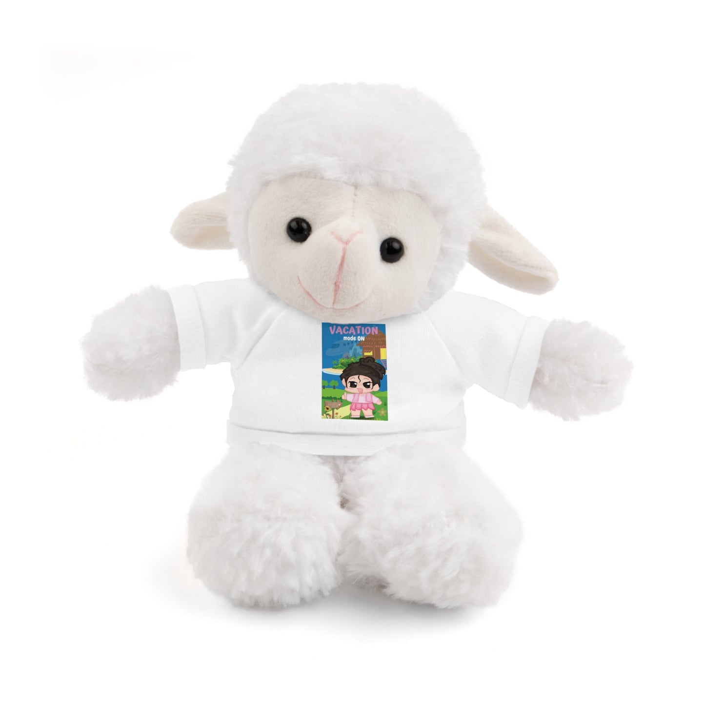 Sophie and Friends Stuffed Animals with Tee - "Vacation Mode"