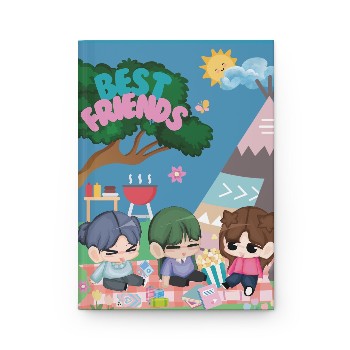 Sophie and Friends Hardcover Journal Matte - "Best Friends"