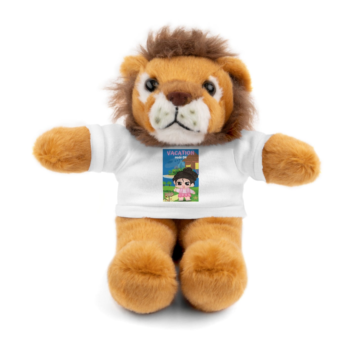 Sophie and Friends Stuffed Animals with Tee - "Vacation Mode"