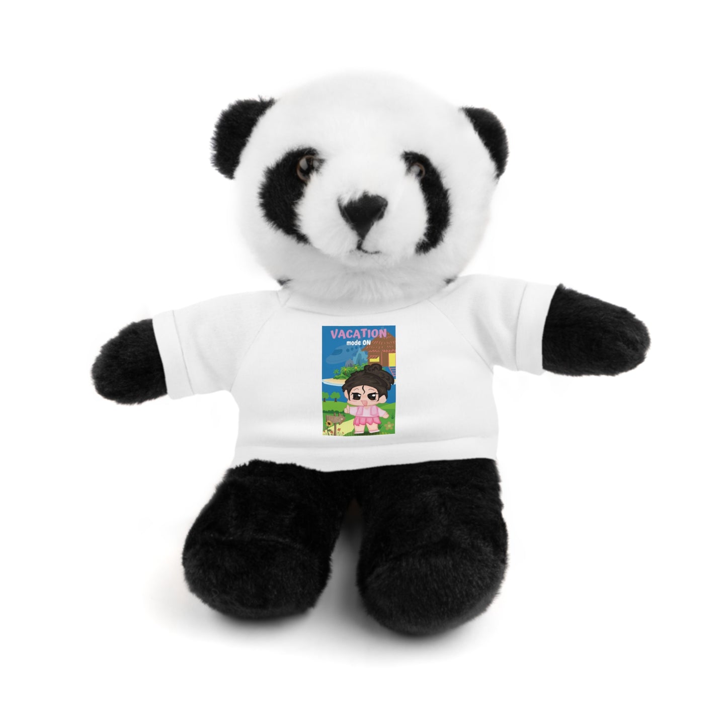 Sophie and Friends Stuffed Animals with Tee - "Vacation Mode"