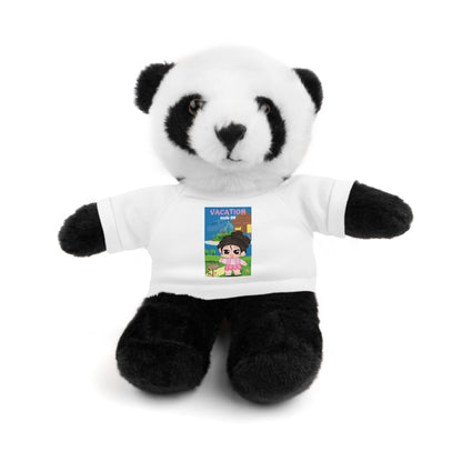 Sophie and Friends Stuffed Animals with Tee - "Vacation Mode"