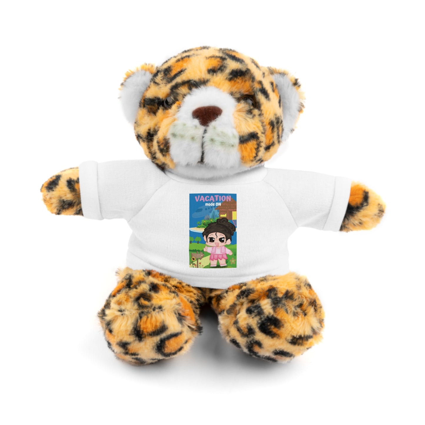 Sophie and Friends Stuffed Animals with Tee - "Vacation Mode"