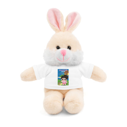 Sophie and Friends Stuffed Animals with Tee - "Vacation Mode"